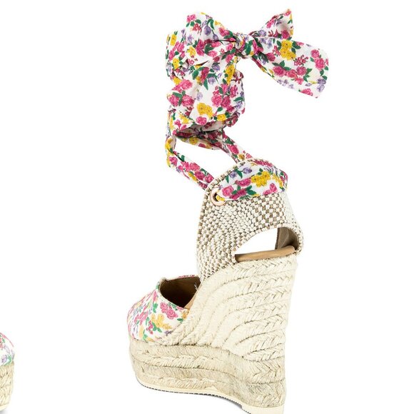 RARE! LoveShackFancy Platform Espadrilles - Fruity Punch - Picture 4 of 6